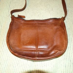 Vintage Coach Sullivan British Tan Crossbody Bag